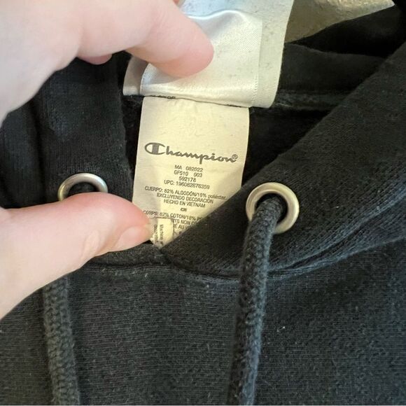 ✨ Champion Disney Black Mickey Mouse Embroidered Hoodie Small - Picture 8 of 11